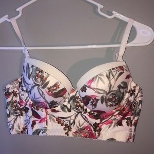 SHEIN floral bralette